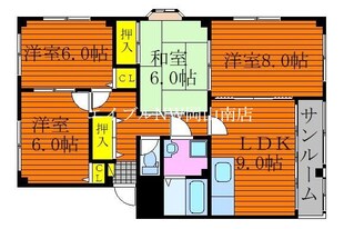 ドルチェ新保の物件間取画像